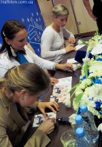 Ukrainian women biathlon team, P&G promo