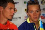 Ufa 2012. Summer world biathlon championship. Press conference after mixed relay